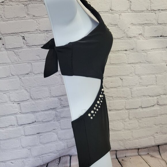 Bar III Women's Tell Me About It Stud One-Piece Swimsuit - Picture 5 of 7